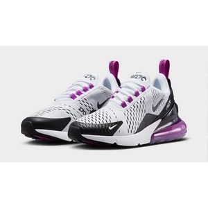 Nike Air Max 270 Women's Sneakers - White, Black, Purple